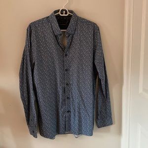 Ten Baker Blue Floral Print